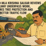 20251122 1403 Krishna Salkar Inspects Underpass simple compose 01kanb23wneqbrfzrgjydc4xby