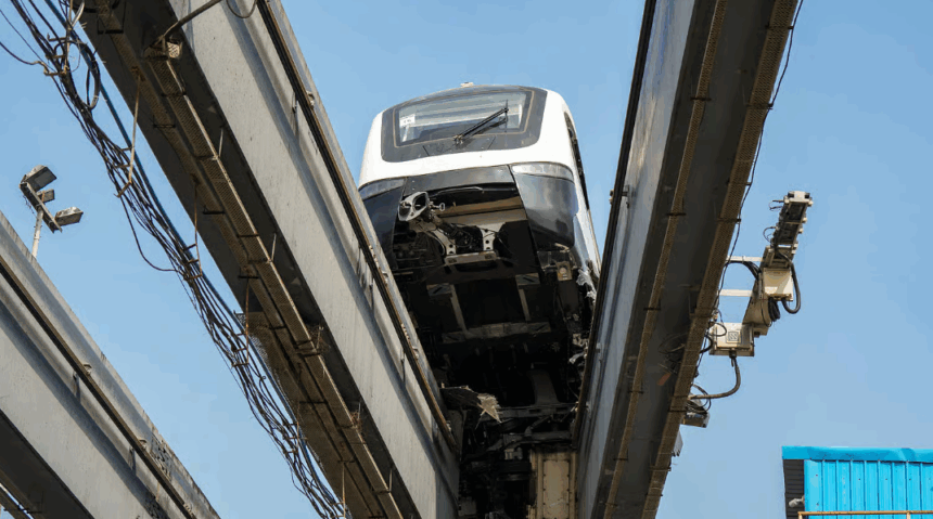 Mumbai Monorail Coach Derails During Test Run at Wadala Depot, Three Staffers Injured 1 Screenshot 2025 11 06 092627