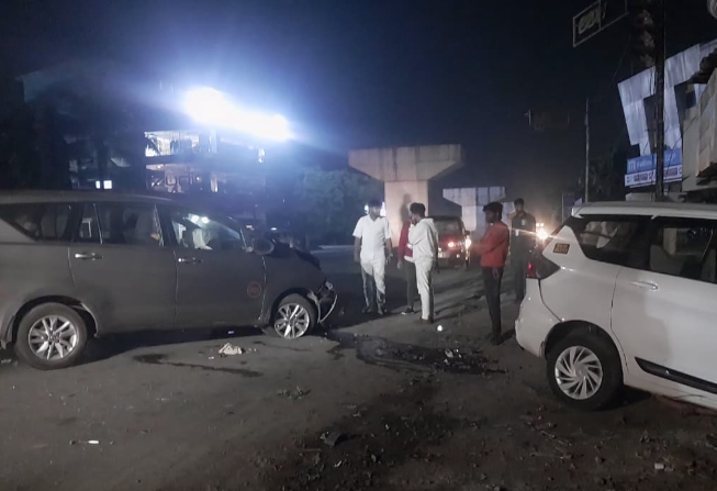 Rent-a-Car and Tourist Taxi Collide in Porvorim; No Serious Injuries Reported 1 Screenshot 2025 11 17 124853