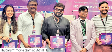 Mohanlal–Shobana Duo Shines Again as Tharun Moorthy Premieres ‘Thudarum’ at IFFI 56 1 Screenshot 2025 11 26 085628