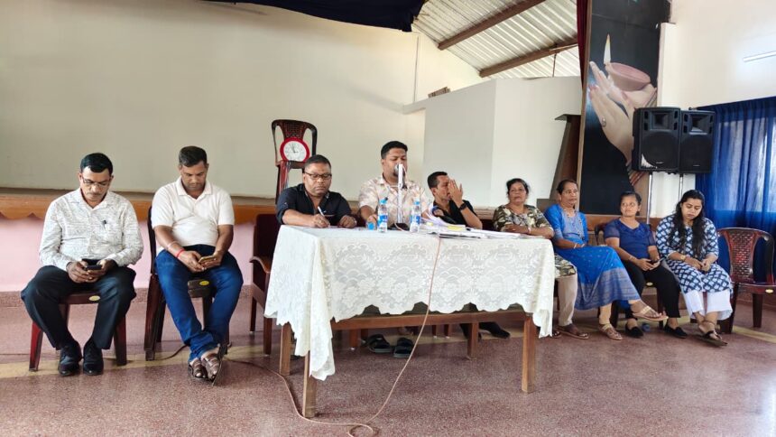Playgrounds, traffic and market woes take centre stage at Aldona gram sabha 1 WhatsApp Image 2025 11 09 at 6.14.59 PM
