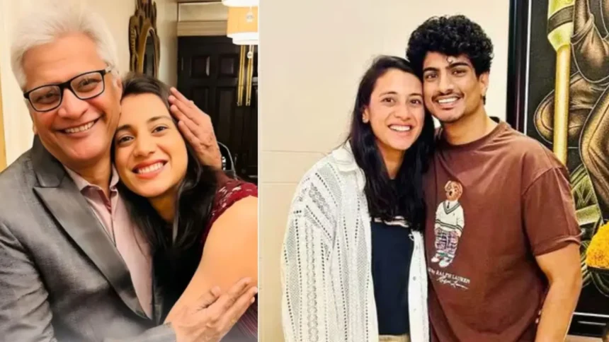 Double concern for Smriti Mandhana with fiancé Palash Muchhal now hospitalised 1 smriti mandhana with father srinivas and palash muchhal 1763966544032 16 9