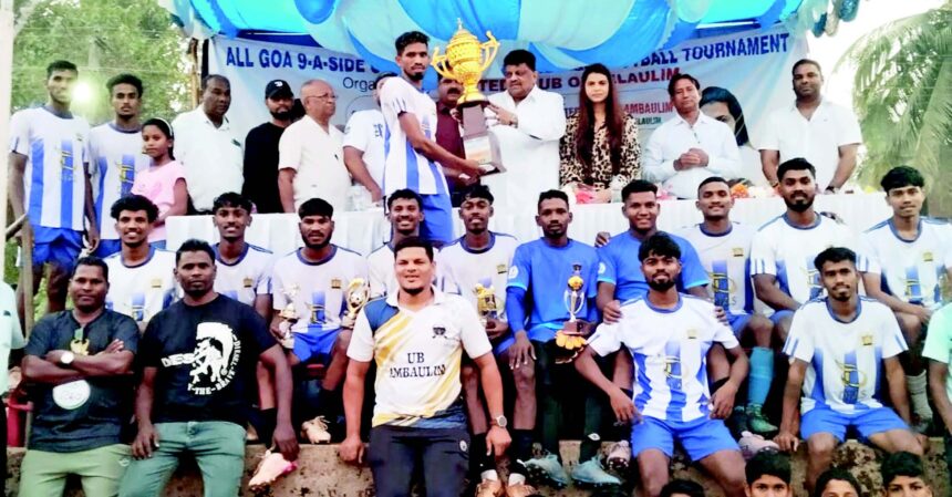 United Boys of Ambaulim lay hands on UCT Trophy 1 11.1 2
