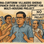 20251210 1112 Villagers Protest Development Project simple compose 01kc3ce3jsf0brpdm5kd55h8rp