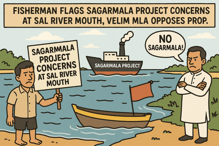 Fisherman Flags Sagarmala Project Concerns at Sal River Mouth, Velim MLA Opposes Proposal 1 20251213 1551 Fisherman Flags Concerns simple compose 01kcbkj57rfn5byzj2j3tp4fkb