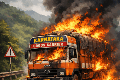 20251230 1142 Truck Fire Incident simple compose 01kdpy5emxfkn9jz9aw7ary9pd