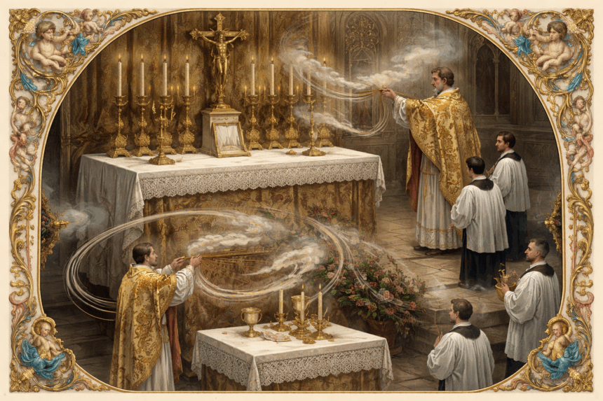 Discovering Lost Liturgical Treasures: Diagrams of Altar and Oblata Incensation in the Tridentine Rite 1 20251230 1528 Liturgical Treasures Rediscovered simple compose 01kdqb2cxmfgq8xks5a3hk6yzy