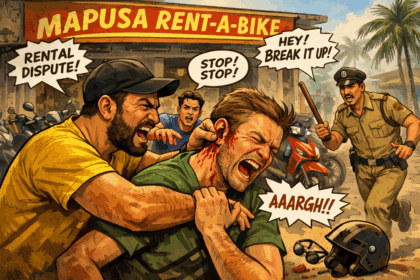 20251231 1052 Mapusa Rent a Bike Incident simple compose 01kdsdnczyexgrbf65wr2yat5d