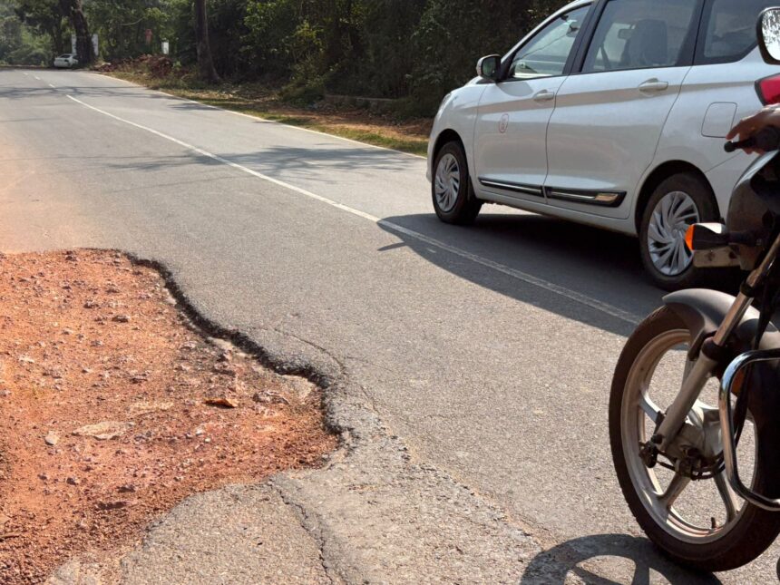 'Pothole-free' Deadline Rings Hollow as Goa's Roads Crumble 1 Bad road at Sanguem 1