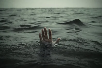 Hands Drowning Sea