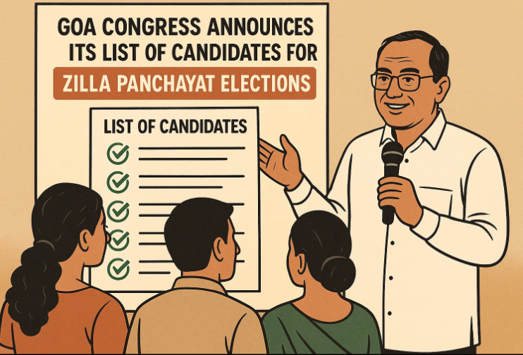 Goa Congress Announces Its List of Candidates for Zilla Panchayat Elections 1 Screenshot 2025 12 09 094224