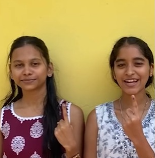 First-time voters in Sal Surla share excitement after casting ballots in ZP polls 1 image 26