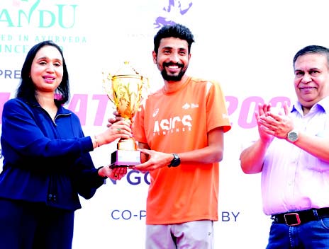 Lakshmeesha, Carmisa win 32-km U-45 age category I-Run Goa Marathon 1 11.2
