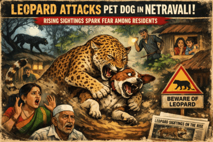 20260105 1447 Leopard Encounter in Netravali simple compose 01ke6q3v7meh187er37rvxbp8q