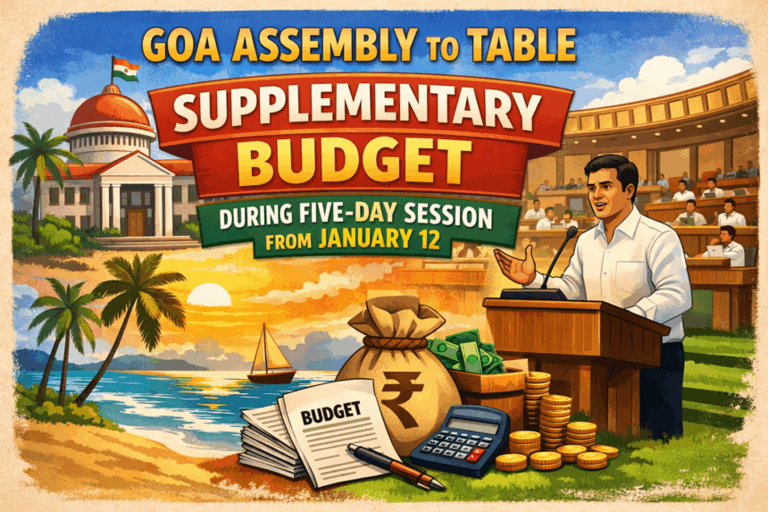 Goa Assembly to Table Supplementary Budget During Five-Day Session From January 12 1 20260106 1518 Goa Assembly Session simple compose 01ke9ba445fqhrjq7b1ne6hwqf