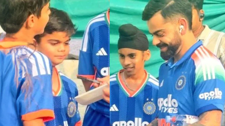 Virat Kohli Meets His ‘Mini Version’ During Vadodara Training Session 1 20260110055707 kohlichild