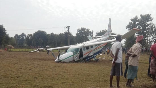 Six Injured as Private Aircraft Makes Emergency Landing Near Rourkela 1 AA1TWFoD