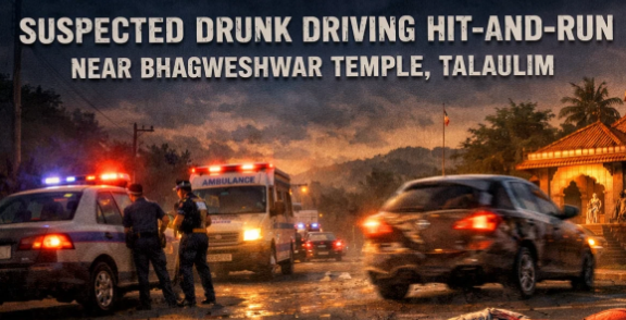 Woman Seriously Injured in Suspected Drunk Driving Hit-and-Run Near Bhagweshwar Temple in Talaulim 1 Screenshot 2026 01 03 154649