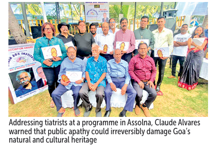 Use tiatr to awaken Goa, urges environmentalist 1 Screenshot 2026 01 10 083133