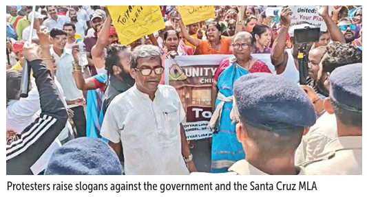 Chimbel locals lay siege to MLA, ZP member’s residences over Unity Mall 1 Screenshot 2026 01 12 082446