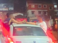 Tourists Caught Performing Dangerous Stunts from Moving Car on Siolim Road, Locals Raise Safety Concerns 1 Screenshot 2026 01 19 120420