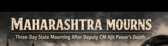 Maharashtra Announces Three-Day State Mourning After Deputy CM Ajit Pawar’s Death 1 Screenshot 2026 01 28 133829