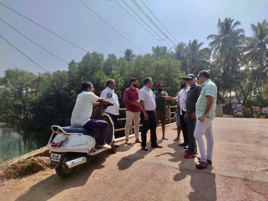 Joint Inspection Held at Parvem–Agonda Bridge After Foreigner Falls Into River 1 WhatsApp Image 2026 01 06 at 2.24.53 PM 2