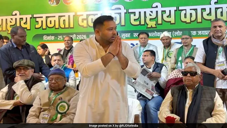Tejashwi Yadav takes charge as RJD’s national working president 1 cdmn69mg tejashwi
