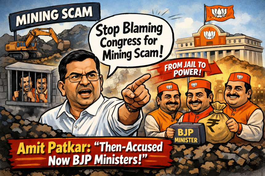 Stop Blaming Congress for Mining Scam, Says Amit Patkar; Claims Then-Accused Now BJP Ministers 1 20260205 1559 Amit Patkar Statement simple compose 01kgpnj4xzf2ssxmbx38mf0ece