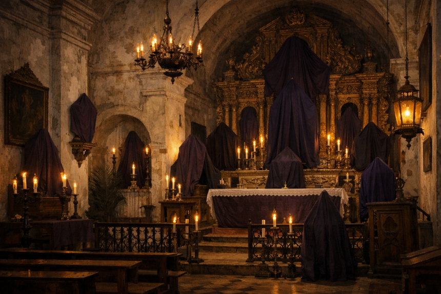 Unveiling Lent's Hidden Gem: The Ancient Altar Veiling Tradition in Catholicism 1 20260218 1210 Image Generation simple compose 01khqqksfqespvyr3v99caysjc