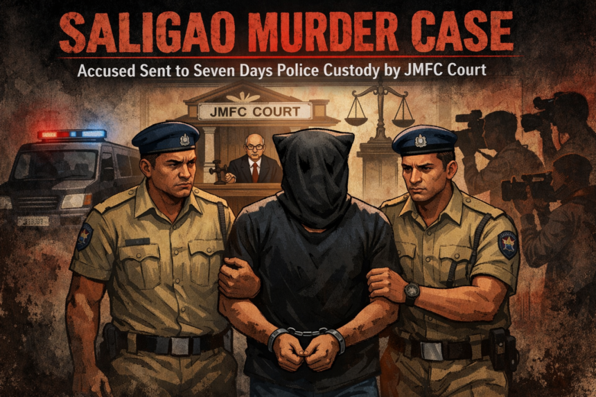 Saligao Murder Case: Accused Sent to Seven Days Police Custody by JMFC Court 1 20260228 1254 Image Generation simple compose 01kjhj400je15b4bwxk9g5vvk5
