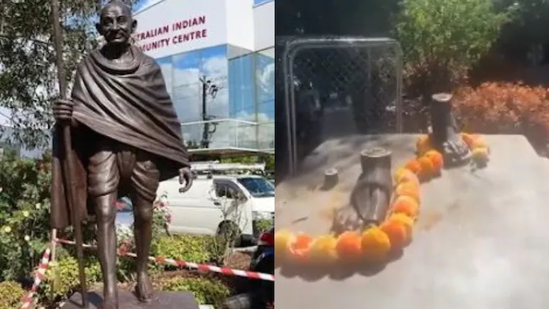 India Demands Action After Gandhi Statue Stolen, Vandalised in Melbourne 1 9209i1uk australia