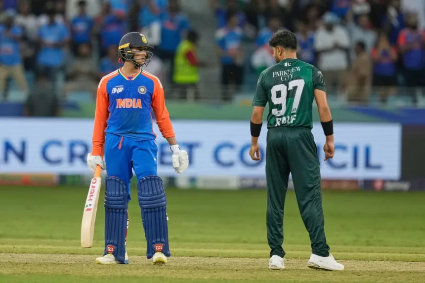 Abhishek Sharma Haris Rauf fight Asia Cup 2025 India vs Pakistan