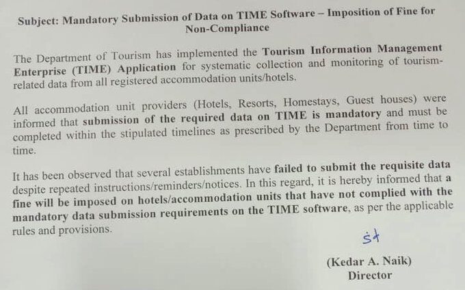 Tourism Dept Issues Fines Ultimatum for TIME Software Non-Compliance 1 HAT1hXoa0AAItHw e1770206732514