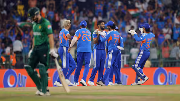 T20 World Cup 2026: India tear apart the Men in Green in another high-voltage humiliation 1 India celebrate Pakistan T20 World Cup Reuters 1200 2026 02 7f73cfe26f656f1933663ae73ac9879d