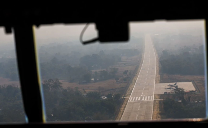 PM Narendra Modi Lands at Northeast’s First Emergency Landing Field in IAF C-130J Super Hercules, Showcasing India’s Strategic Airlift Strength 1 Screenshot 2026 02 16 090750