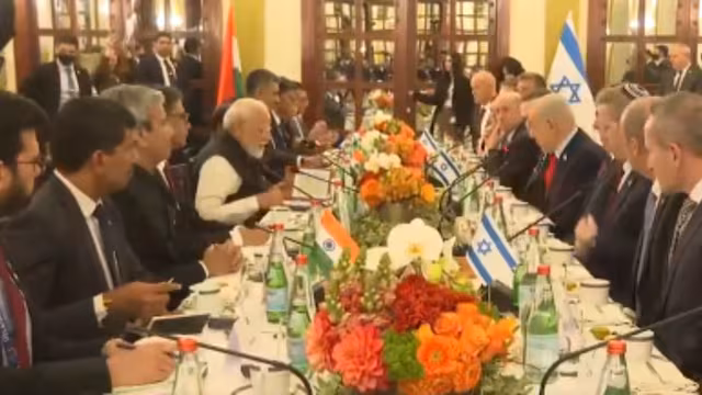 Warm hugs and big talks mark Modi–Netanyahu meeting in Israel 1 Untitled design 2026 02 26T153411.828 2026 02 323c6857c6603873f80ac30ad69f26d5 1200x675 1