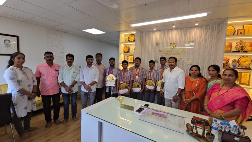 Goa Students Win Third Place at International Junior Line Following Robot Competition in Sharjah 1 WhatsApp Image 2026 02 09 at 1.20.44 PM