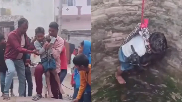 Boy Lowered Into Well To Save Goat Kid In Bihar Sparks Debate 1 c3o12pls motihari
