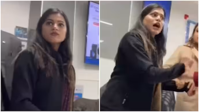 HDFC Bank Employee’s Abuse Video Goes Viral, Sparks Public Outrage 1 im a thakur bank employee abuses customer tries to hit him in viral video 093840838