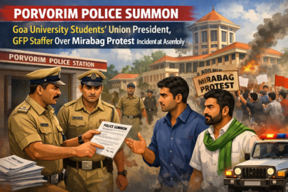 20260310 1137 Porvorim Protest Assembly simple compose 01kkb5pbk5fs1sq9gte0w1zbs6