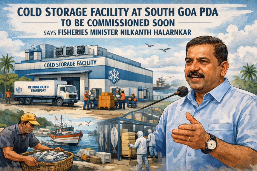 Cold Storage Facility at South Goa PDA to Be Commissioned Soon, Says Fisheries Minister Nilkanth Halarnkar 1 20260312 1242 Image Generation simple compose 01kkge79rffpr8ftk4adbbyf3d