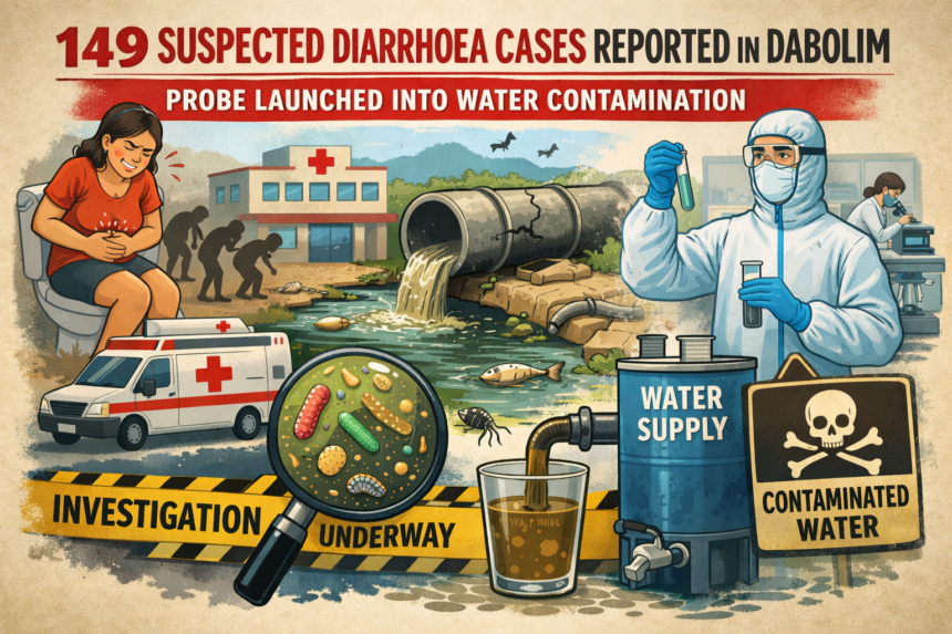 149 Suspected Diarrhoea Cases Reported in Dabolim; Probe Launched Into Water Contamination 1 20260319 1545 Image Generation simple compose 01km2sebaheyksm740ybre2xvq