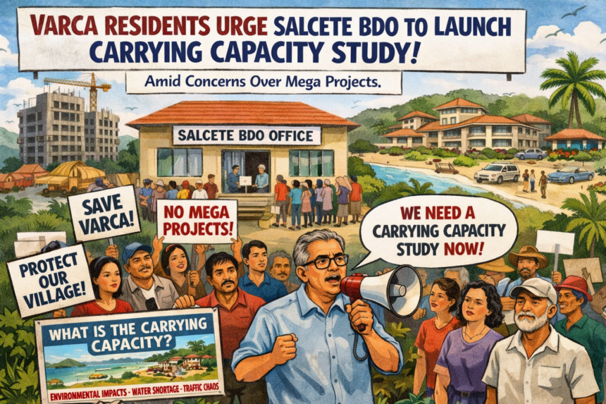 Varca Residents Urge Salcete BDO to Launch Carrying Capacity Study Amid Concerns Over Mega Projects 1 20260323 1528 Image Generation simple compose 01kmd239tzet6r8nsmjkfa7w8r