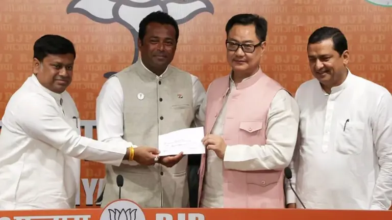 Tennis Legend with Goa Roots Leander Paes Enters BJP Ahead of Bengal Elections 1 AA1ZNHS6