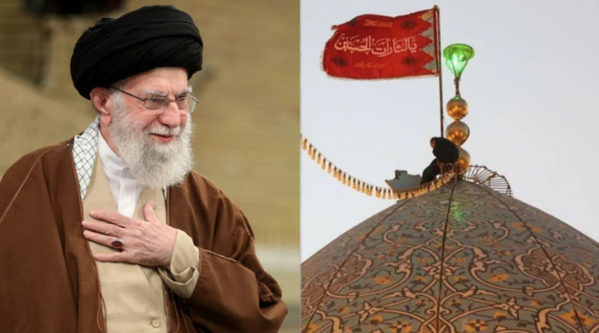 Red ‘Flag of Revenge’ Raised Over Jamkaran Mosque After Death of Iran’s Supreme Leader Ayatollah Ali Khamenei 1 Screenshot 2026 03 02 085919