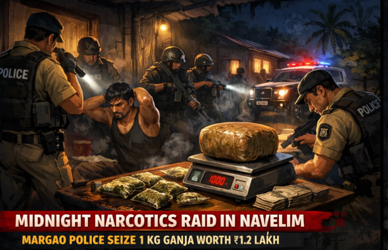 Midnight Narcotics Raid in Navelim: Margao Police Seize 1 Kg Ganja Worth ₹1.2 Lakh 1 Screenshot 2026 03 03 122510