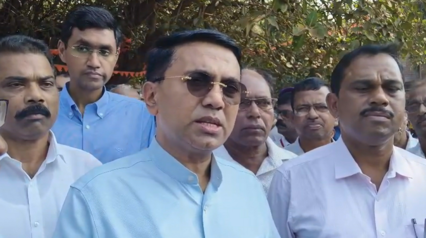 CM Pramod Sawant Inspects Road Widening at Shirgaon Ahead of Shri Lairai Devi Dhond Fair 1 Screenshot 2026 03 05 115135
