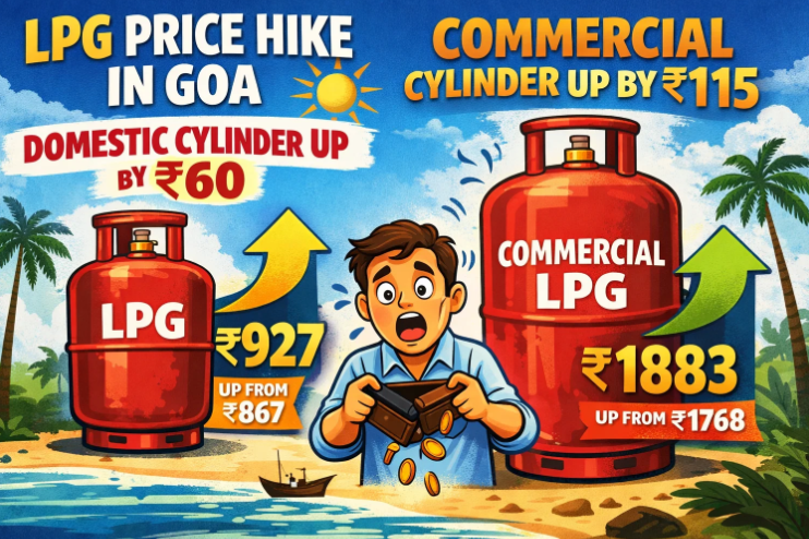Domestic LPG Cylinder Price in Goa Hiked by ₹60 to ₹927; Commercial Cylinder Up by ₹115 1 Screenshot 2026 03 07 115521
