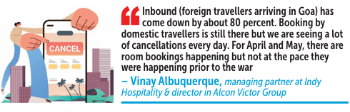 Cancellations outpace extensions as Goa’s hospitality sector takes a hit 1 Screenshot 2026 03 14 085124
